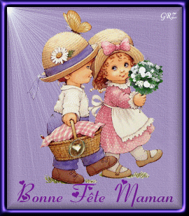 bonne fête  maman enfants
